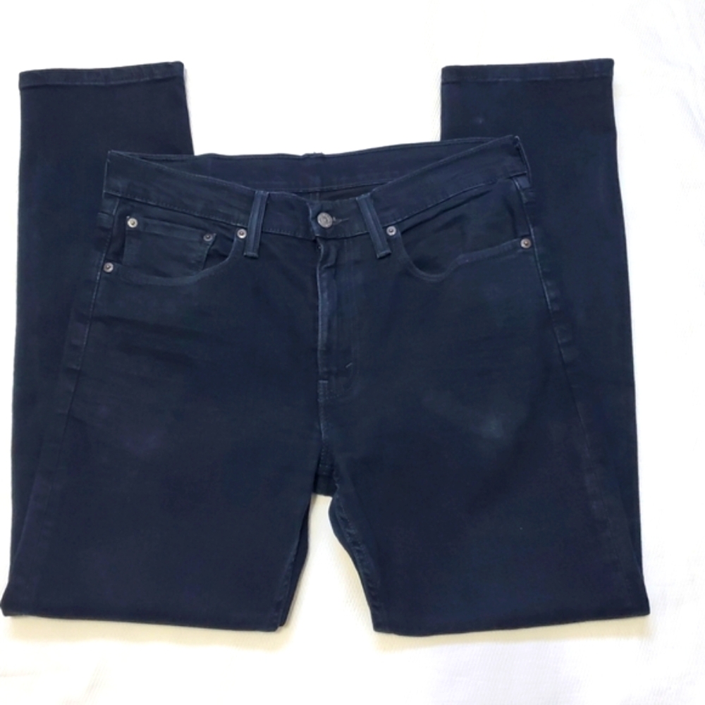 Levi's 502 Regular Taper Fit Jeans Graphite Ink 32 Waist - Picture 3 of 8